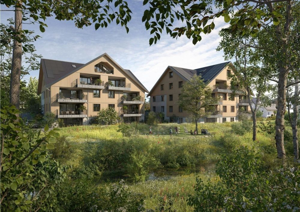 3.5 Zimmerwohnung mit Dachwohnung Feeling! - Mehrfamilienhäuser Geissweid