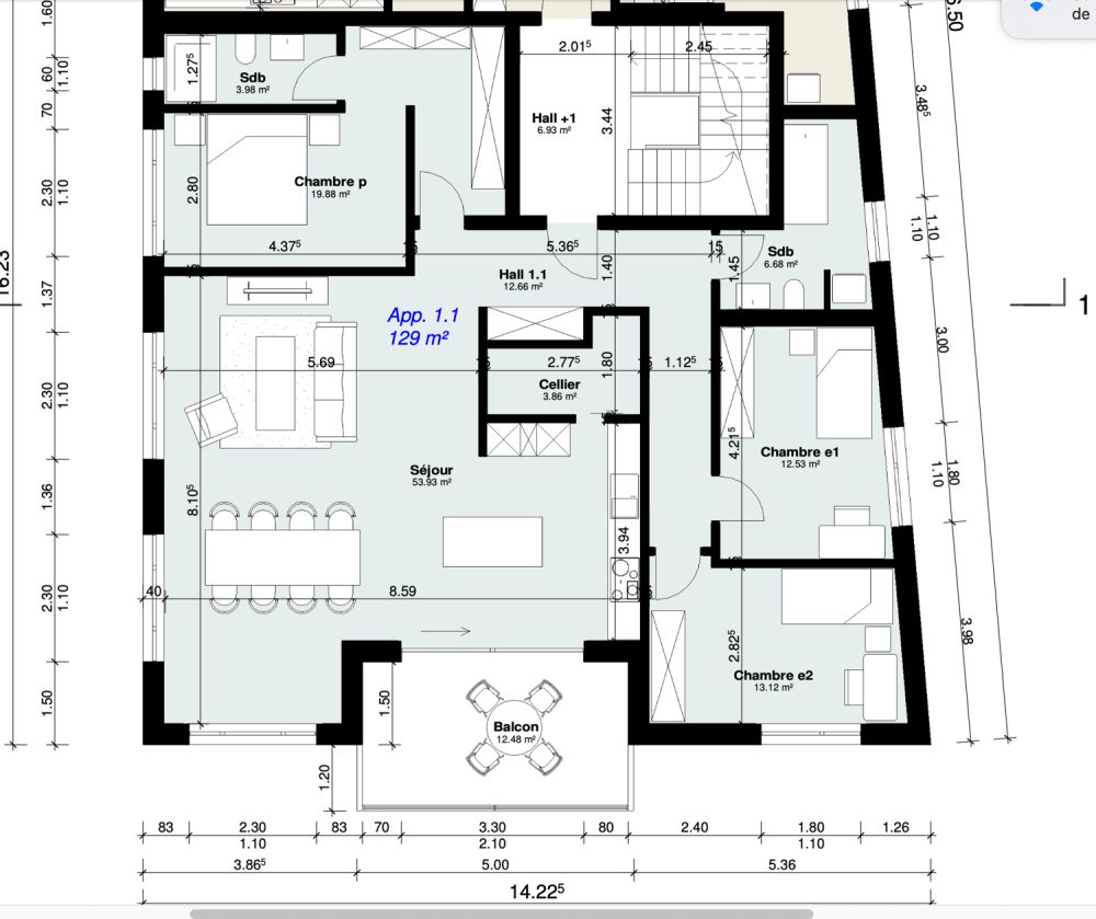 Magnifique appartement de 4,5 pièces à Tavannes 130m2 - Bild 3