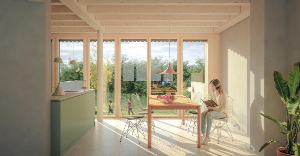 Maisons 5.5 pièces avec jardin privé - Maison contiguë 5.5 pièces - image - 4