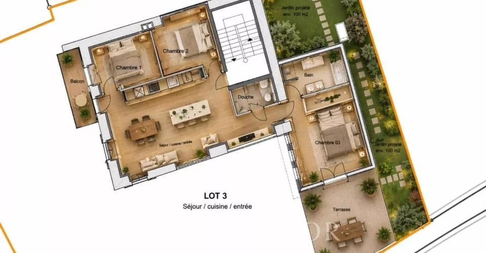 Appartement 4.5 pièces privatif - PPE de 5 appartements - Appartement 4.5 pièces - image - 13
