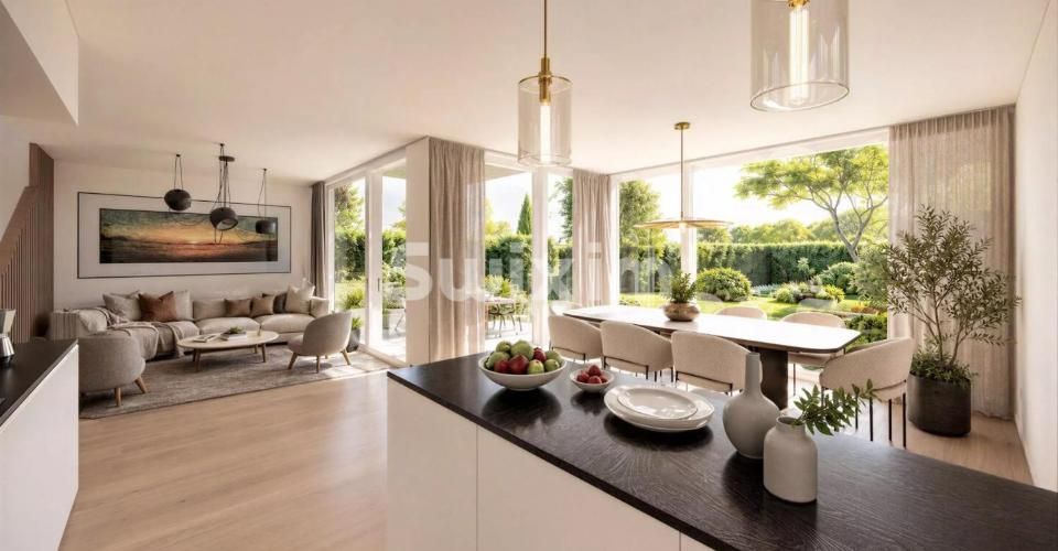 Maison contemporaine HPE à Veyrier, C - Maison 5.5 pièces - image - 4
