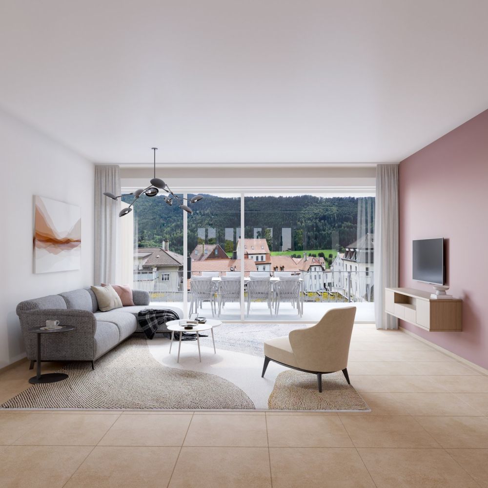 Appartement de 4,5 pièces dans une nouvelle construction à Saint-Imier - Bild 1