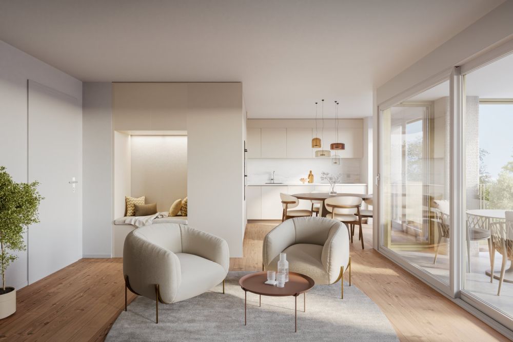 Letzte 1.5-Zimmer-Wohnung mit Loggia im Seidelhof73 -  Bild 1