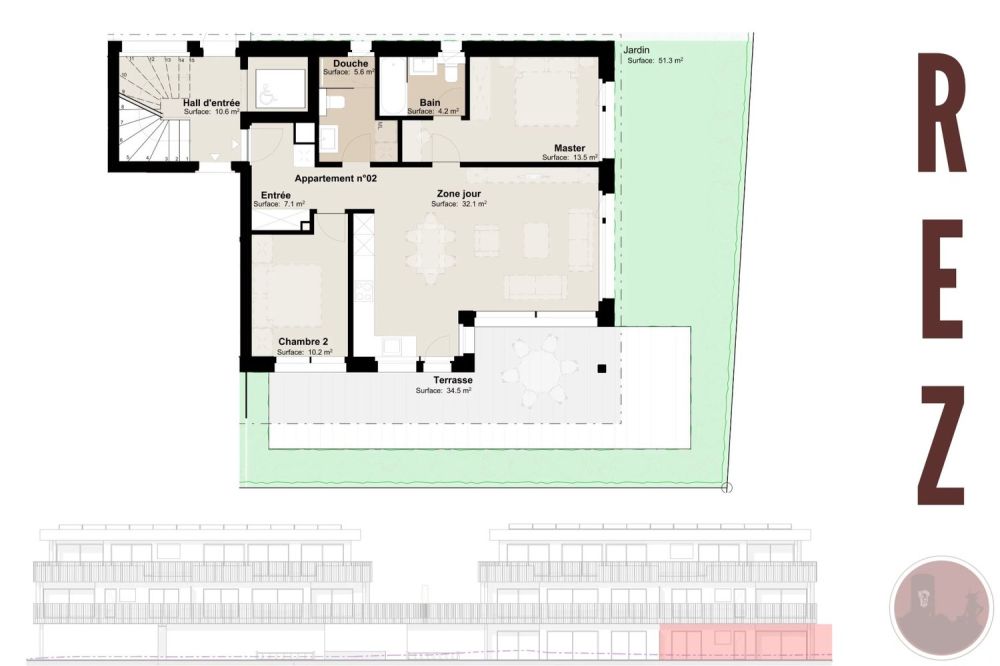 Neue 3.5-Zimmer-Wohnung mit dem größten Garten der Residenz -  Bild 4