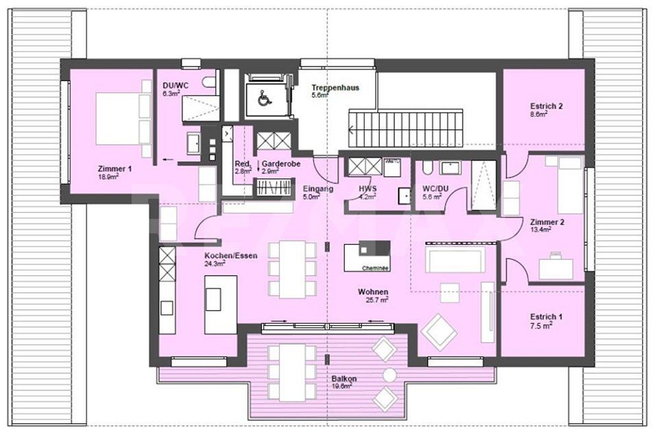 Traumhafte, altersgerechte 3.5-Zimmer-Dachwohnung mit Blick über den ganzen Brienzersee - Bild 1