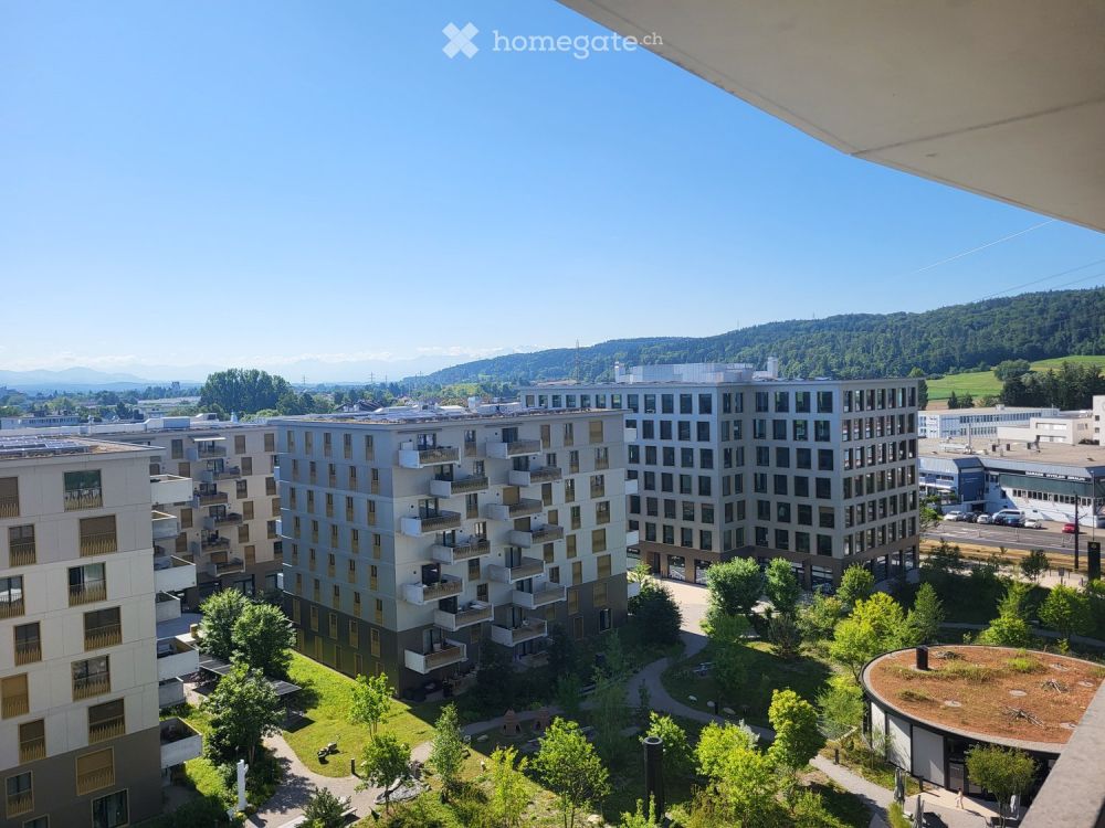 SCHÖNE, MODERNE & KOMPLETT MÖBLIERTE 2 1/2 ZIMMER-NEUBAUWOHNUNG IN STETTBACH AB SOFORT ZU VERMIETEN -  Bild 2