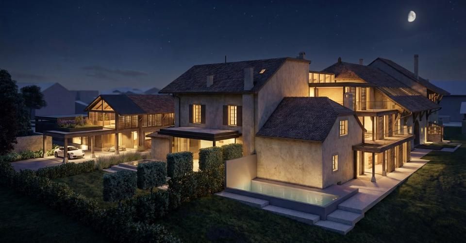 Domaine du Château | Corsier - Lot 36 - Maison jumelée 6 pièces - image - 2