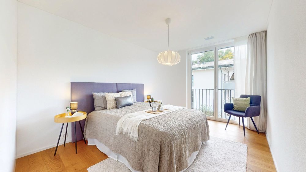 Grosszügige 3.5-Zimmer-Wohnung am Holderbachweg - Schlafzimmer