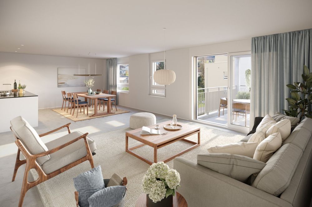 Magnifique appartement attique de 4,5 pièces dans un complexe moderne à Porrentruy -  Bild 4
