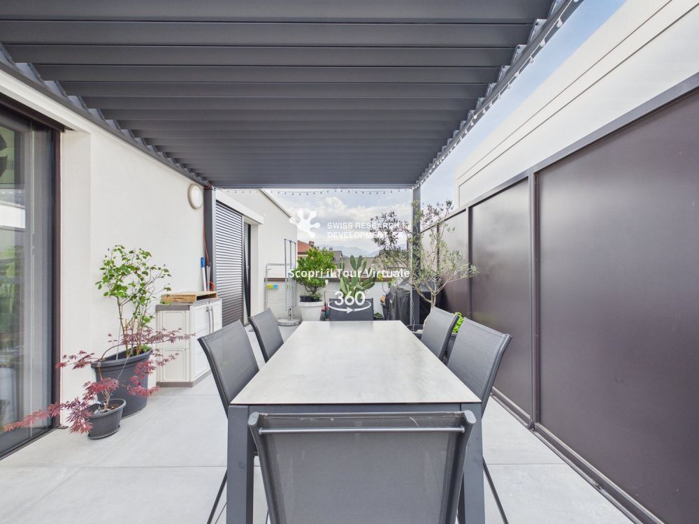 CONTEMPORANEO APPARTAMENTO DI 3,5 LOCALI CON AMPIA TERRAZZA E DOMOTICA INTEGRATA -  Bild 9