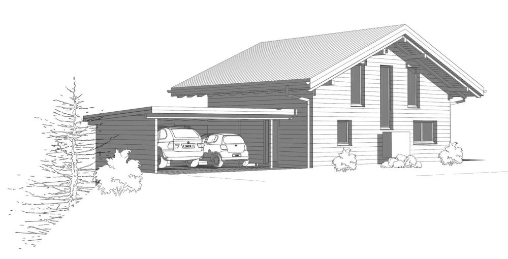 Neubau Wohnhaus "Eggetli" mit Einliegerwohnung und Carport - Bild 4