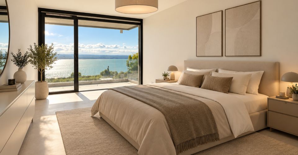 Appartement neuf avec choix des finitions au gré du preneur de 4.5 pièces avec vue imprenable sur le lac et les Alpes à Hauterive - Appartement 4.5 pièces - image - 3