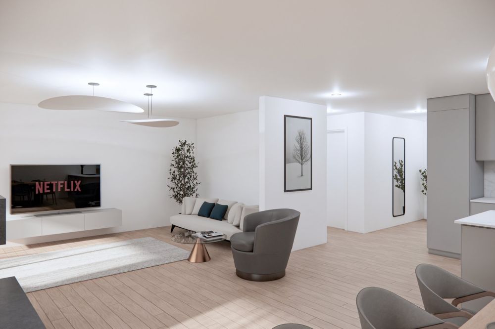 Gediegen und grosszügig Wohnen: «Summa Vallis» - Bezug Frühjahr 2027 - Wohnbereich