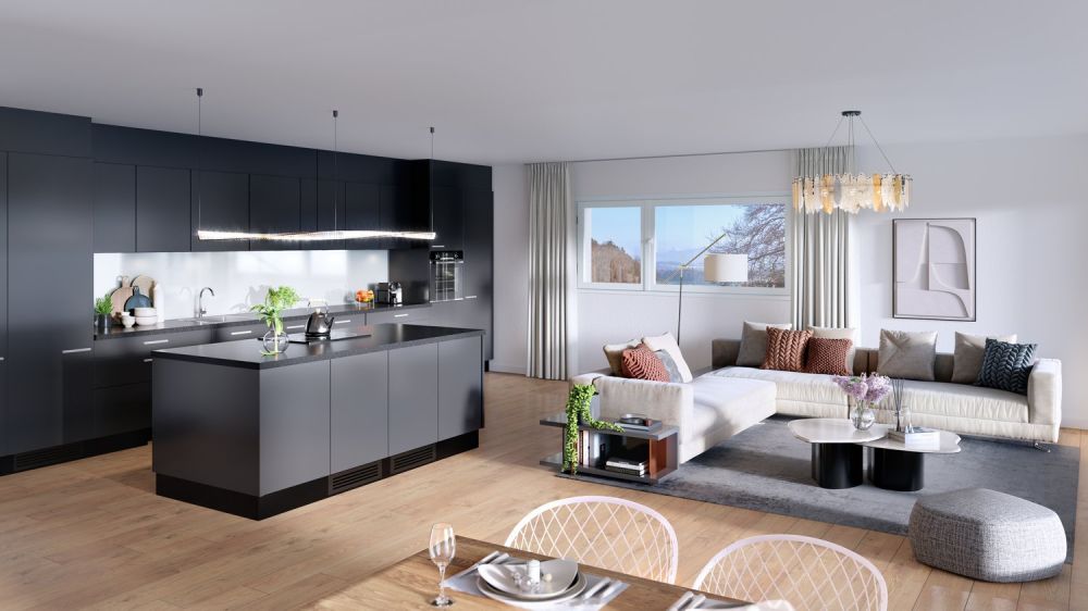 AU BOIS 3 – 4.5 pièces au rez avec terrasse de 63 m² et jardin privatif ! -  Bild 5