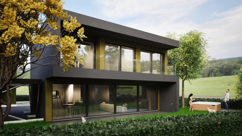 Vision Life & Wellness  - 4 ville moderne in costruzione e centro benessere nel Comune di Iragna -  Bild 5