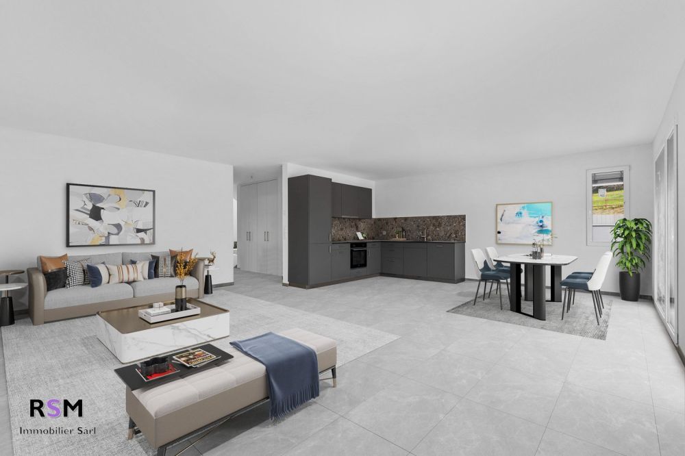 Rayonnante villa mitoyenne neuve de 5.5 pièces avec vue sur le lac à St-Gingolph ! - Bild 5