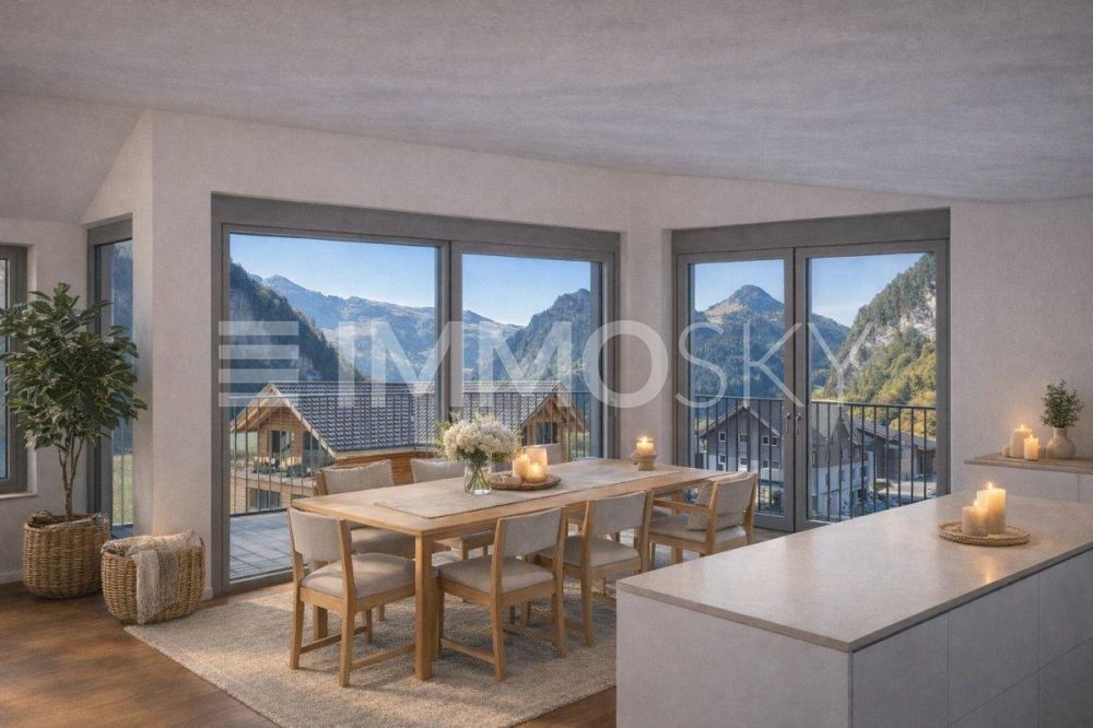 Private Bergresidenz in erstklassiker Höhenlage - Visualisierung Essbereich