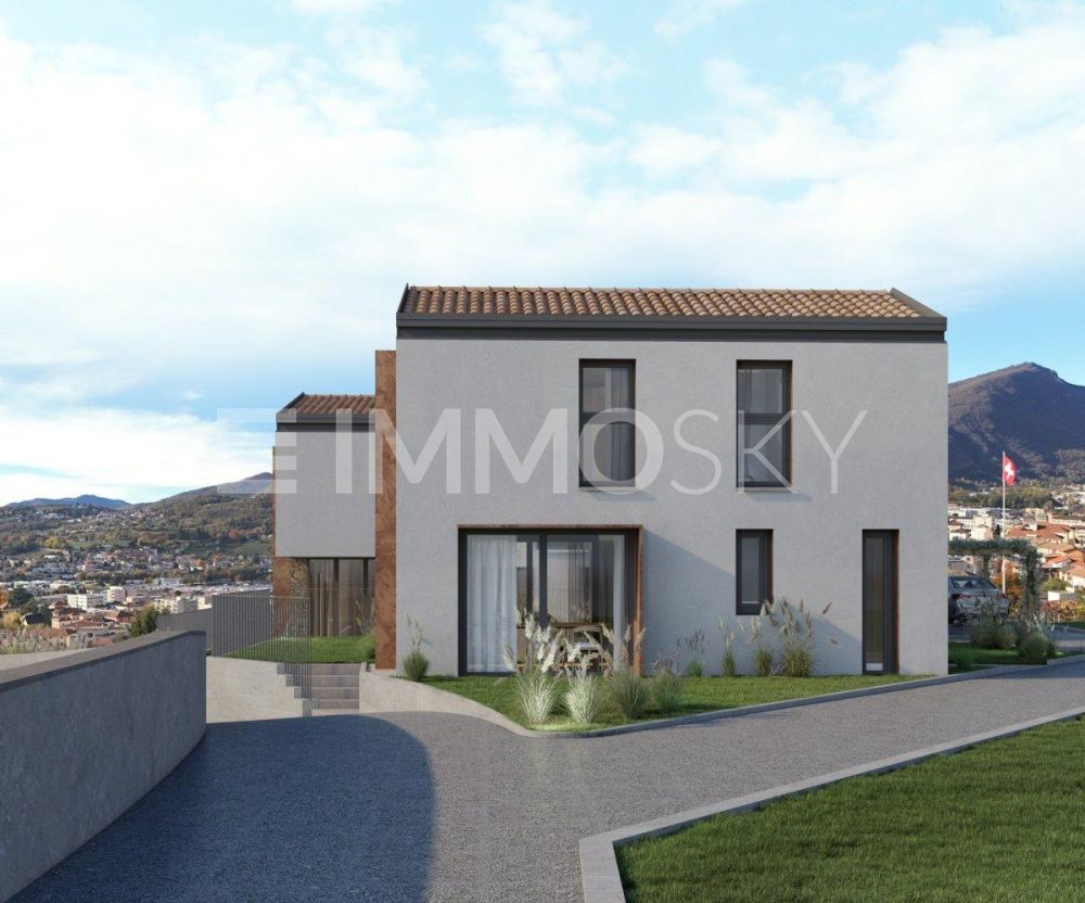 Eleganza e quiete nel cuore di Mendrisio di nuova costruzione - ESTERNI 02 GIORNO.jpg