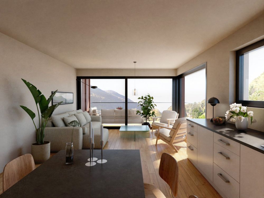 Elegante appartamento di 3.5 locali con terrazza a Montagnola -  Bild 1