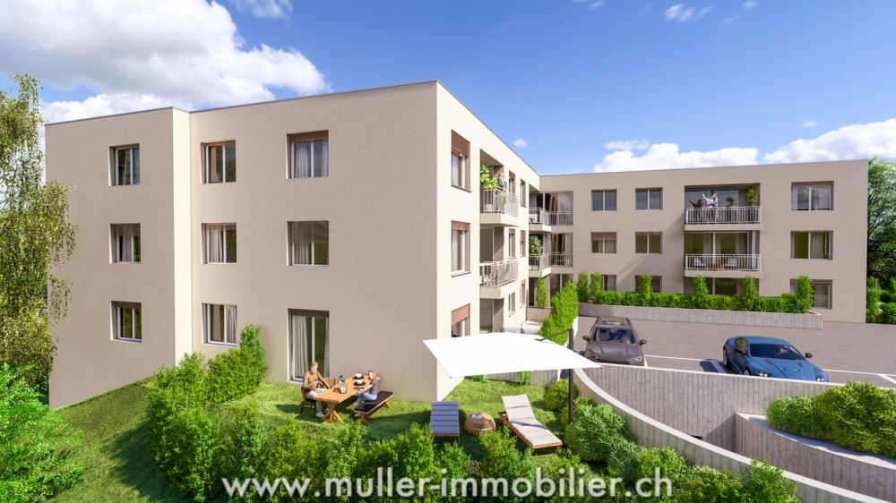 Siviriez, 4,5 neuf avec balcon et baies vitrées prêt à construire ! -  Bild 8