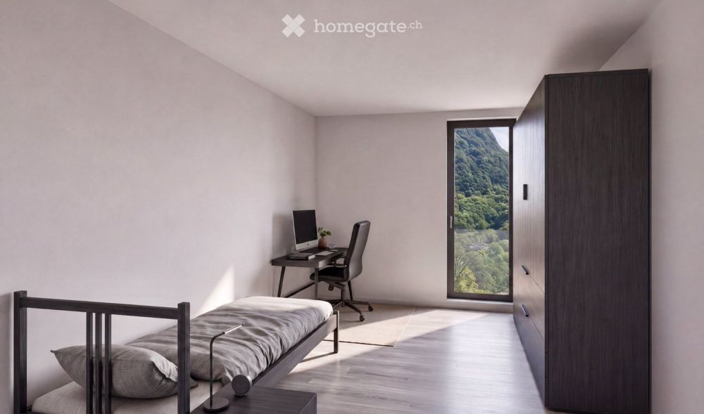 Helles 3.5-Zimmer-Wohnung in Arogno mit Blick ins Tal, erster Stock -  Bild 2