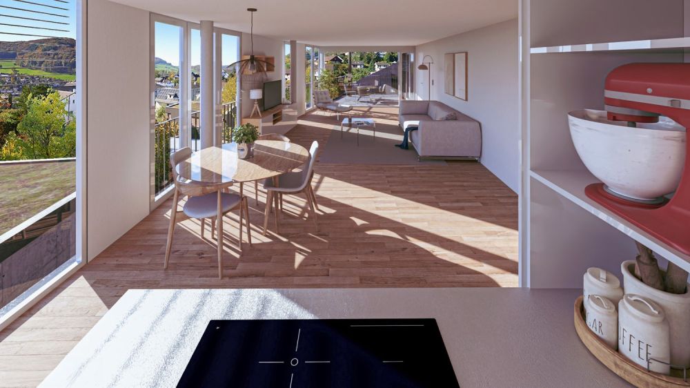 Lichtdurchflutetes Mehrfamilienhaus mit 7 Wohneinheiten in Gelterkinden -  Bild 6