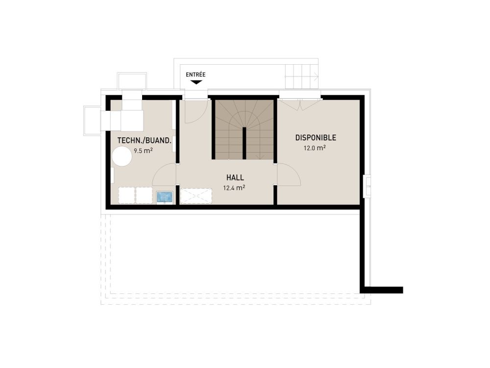 Villa contemporaine de 159 m2 util., 6,5pcs et 2 places de parc inclus. Lot A - Bild 13