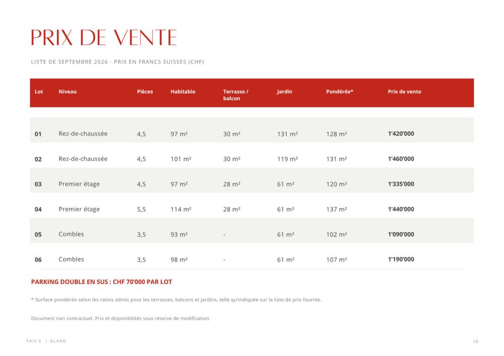 Promotion "La Paix 6"Bel appartement de 4,5 pces avec jardin privatif -  Bild 11