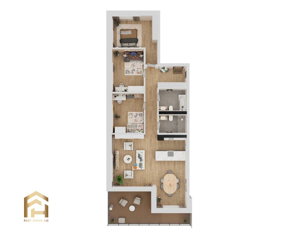 Erstbezug MFH Imbach 4.5 Zimmerwohnung - 1-Top