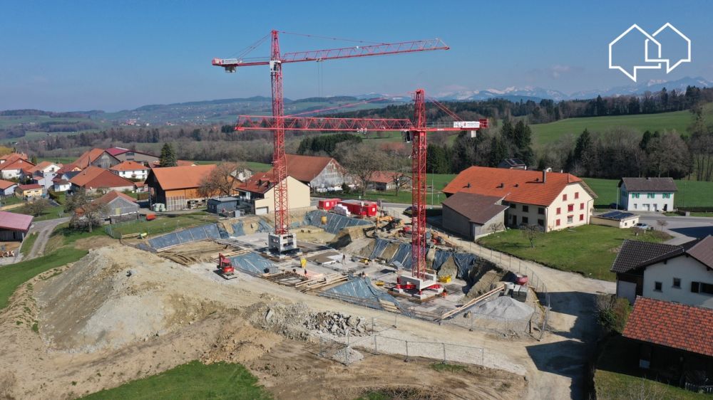 Appartement de 3.5 pièces au 1er étage (bâtiment 2 - lot 6) - Chantier