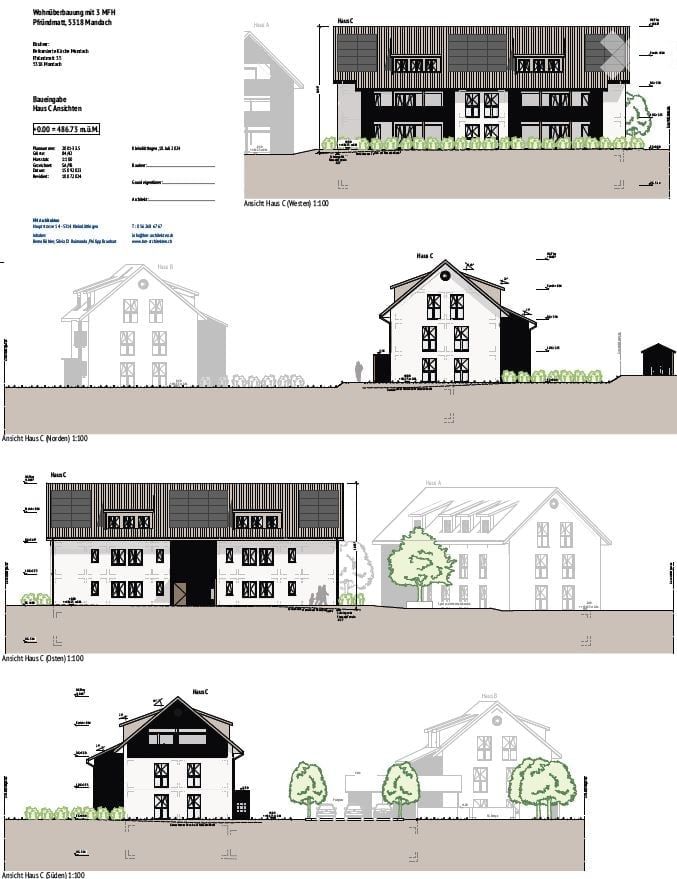Letzte herrliche helle 3.5 Zimmer Neubau Wohnung im Obergeschoss,  in 6 Familien-Haus (C3) - Bild 8