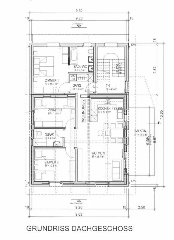 Kernsanierte 4½ Zi.-Ferienwohnungen mit Balkon -  Bild 5