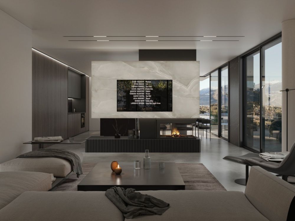 Le Belvédère - 3.5 pièces avec vue exceptionnelle - sallon