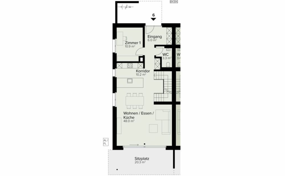 Neubau | 255 m² | 5.5-Zimmer-EFH "Rosenberg" | Erstbezug - Visualisierung