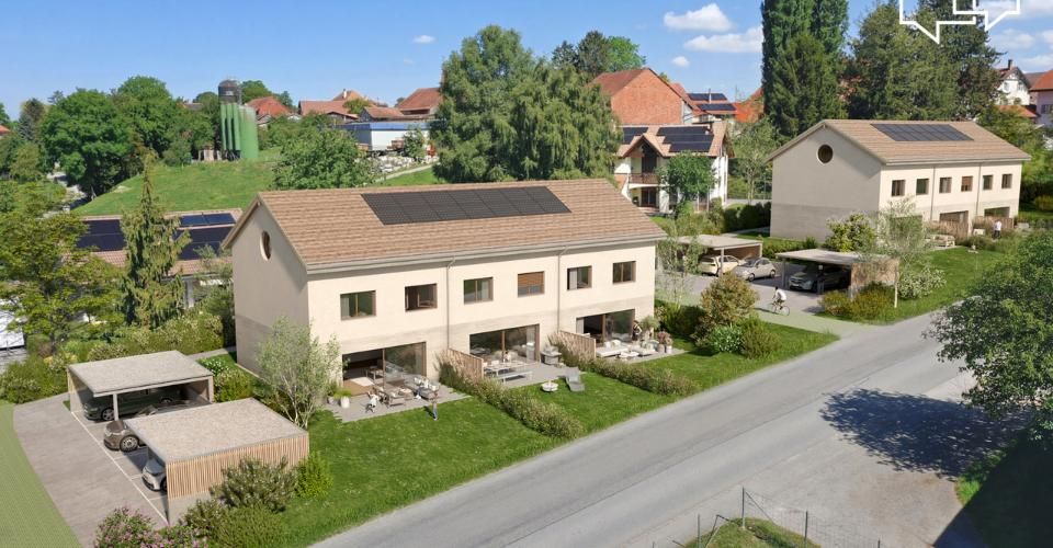 Le Clos des Jordils - villa de 5.5 pièces neuve - Lot A1 - Maison contiguë 5.5 pièces - image - 1