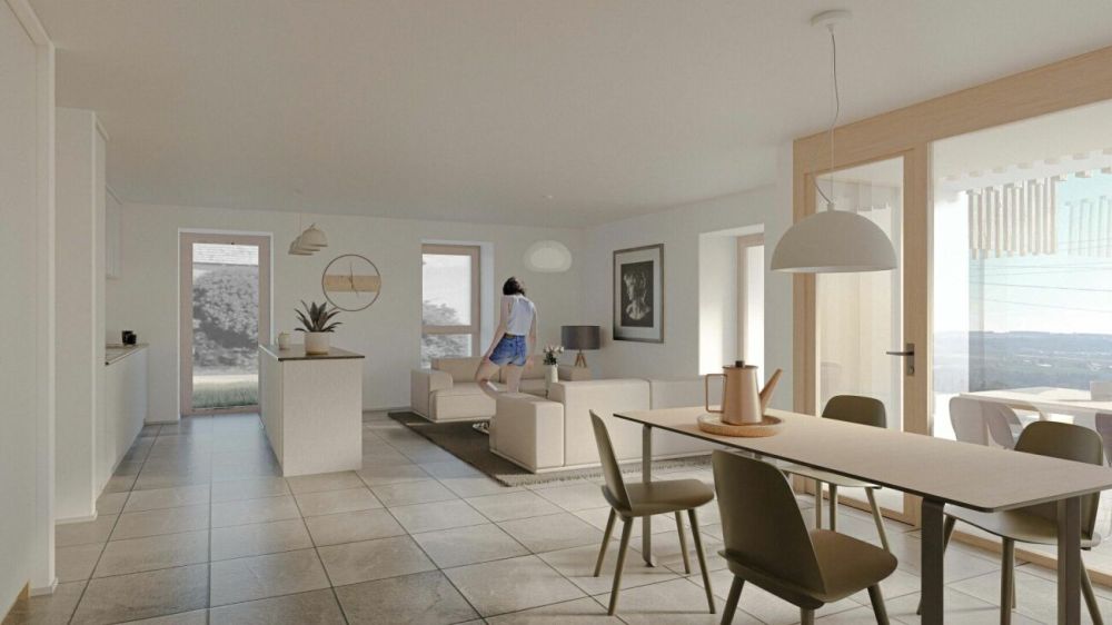 Cronay - Appartement neuf de 5.5 pièces avec terrasse et jardin -  Bild 7