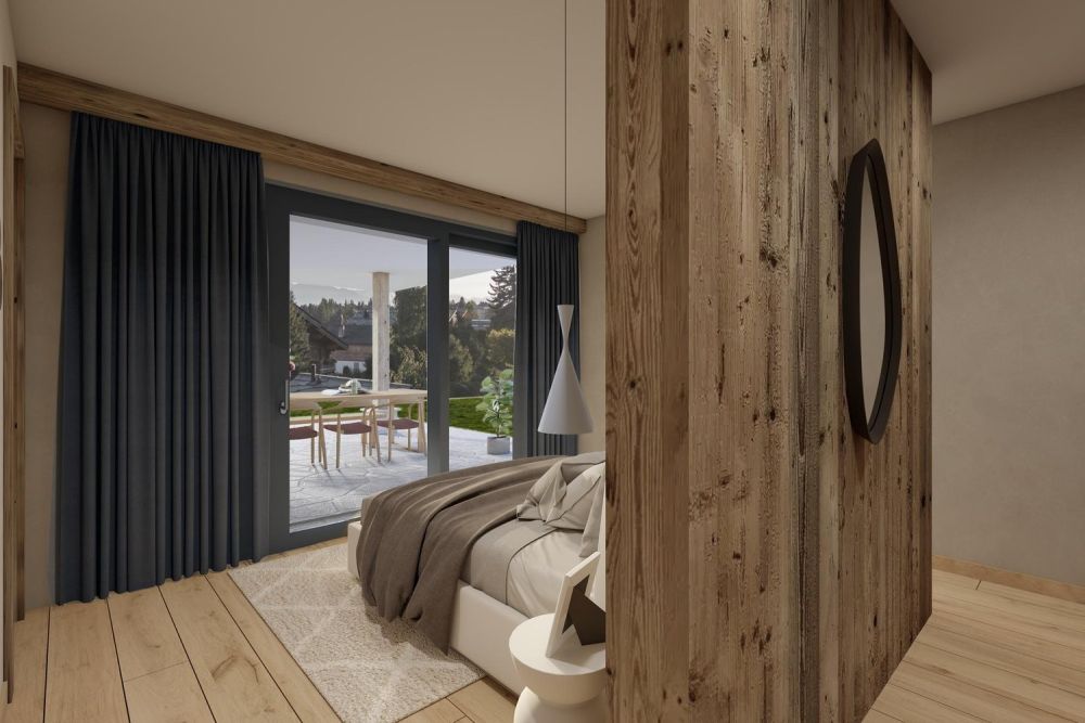 Crans-Montana, 4,5 Zimmer von hoher Qualität im Erdgeschoss mit Garten und Blick -  Bild 7