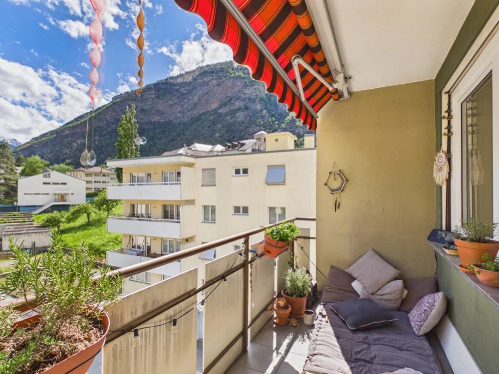 Urban leben in Visp – Moderne 3.5-Zimmerwohnung mit Charme -  Bild 12