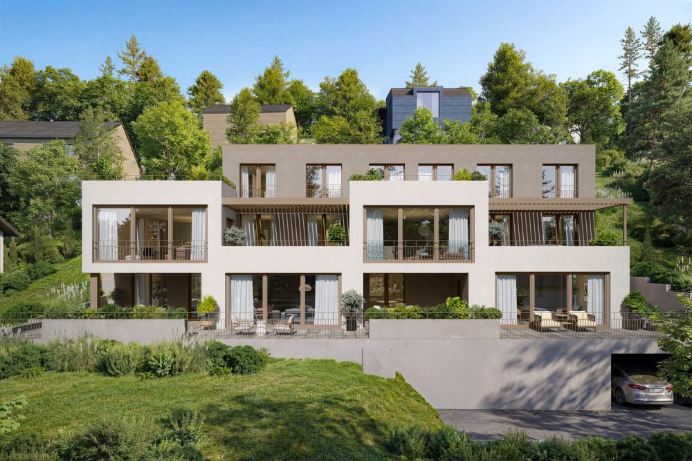 Neubau an attraktiver Hanglage 3.5 Gartenwohnung Seon -  Bild 1