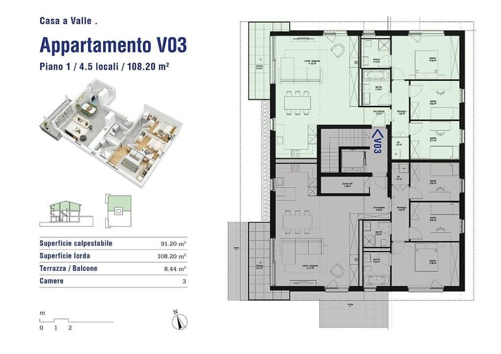 4.5 DI NUOVA COSTRUZIONE, ANCHE CON GIARDINO! BUON PREZZO! -  Bild 6