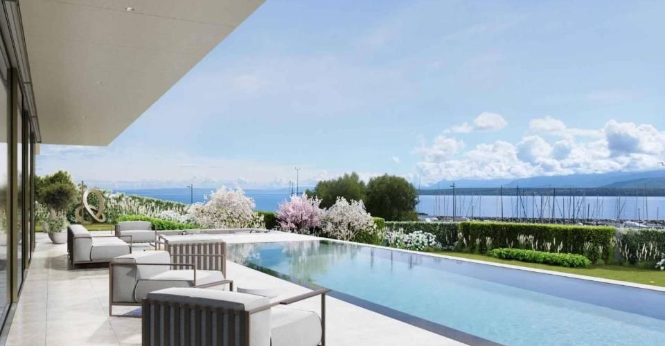 Villa d'exception au bord du lac - piscine miroir & espaces bien-être - Villa 6.5 pièces - image - 10