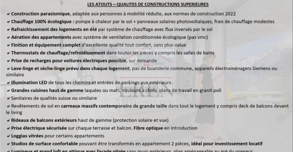 Attique panoramique 4,5 pièces entièrement vitrés avec balcon-terrasse en angle de 72m2 - Attique 4.5 pièces - image - 8