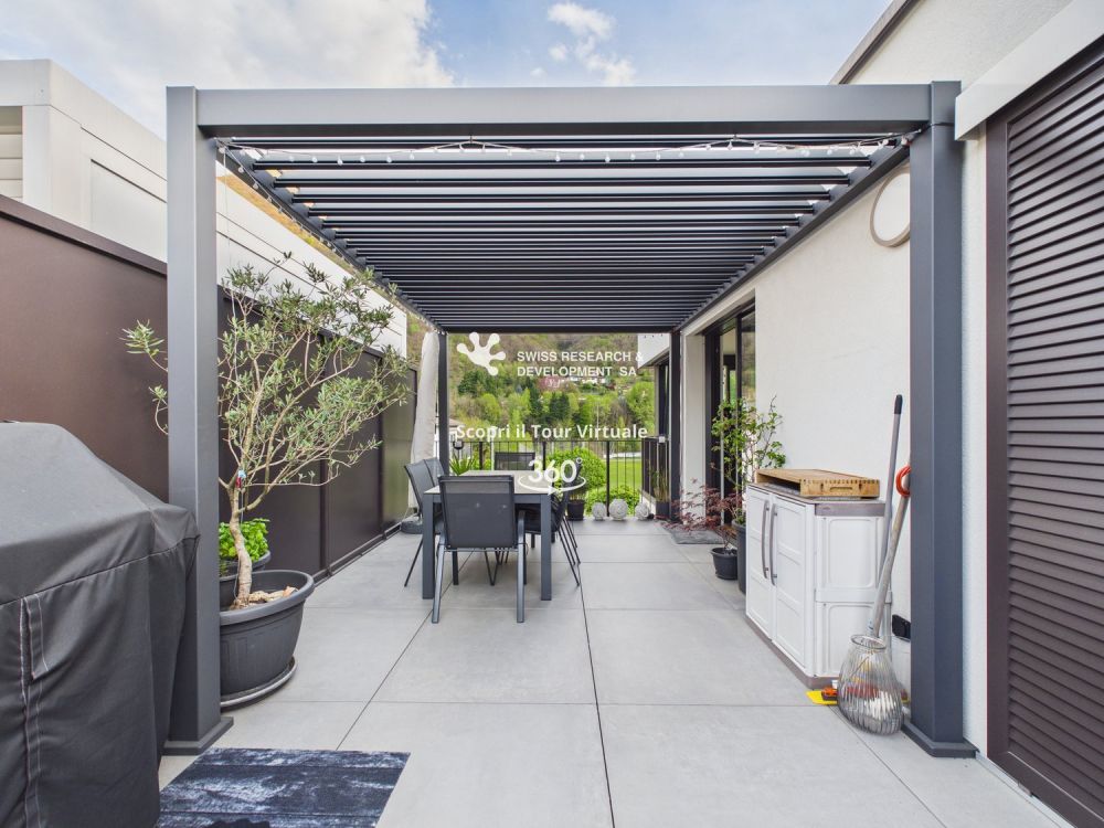 CONTEMPORANEO APPARTAMENTO DI 3,5 LOCALI CON AMPIA TERRAZZA E DOMOTICA INTEGRATA -  Bild 9