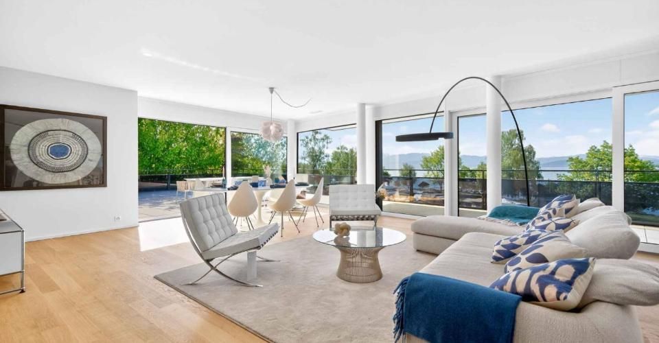 Appartement neuf en angle de 5.5 pièces avec terrasse de 200m² - Vue lac Léman - Appartement 5.5 pièces - image - 5