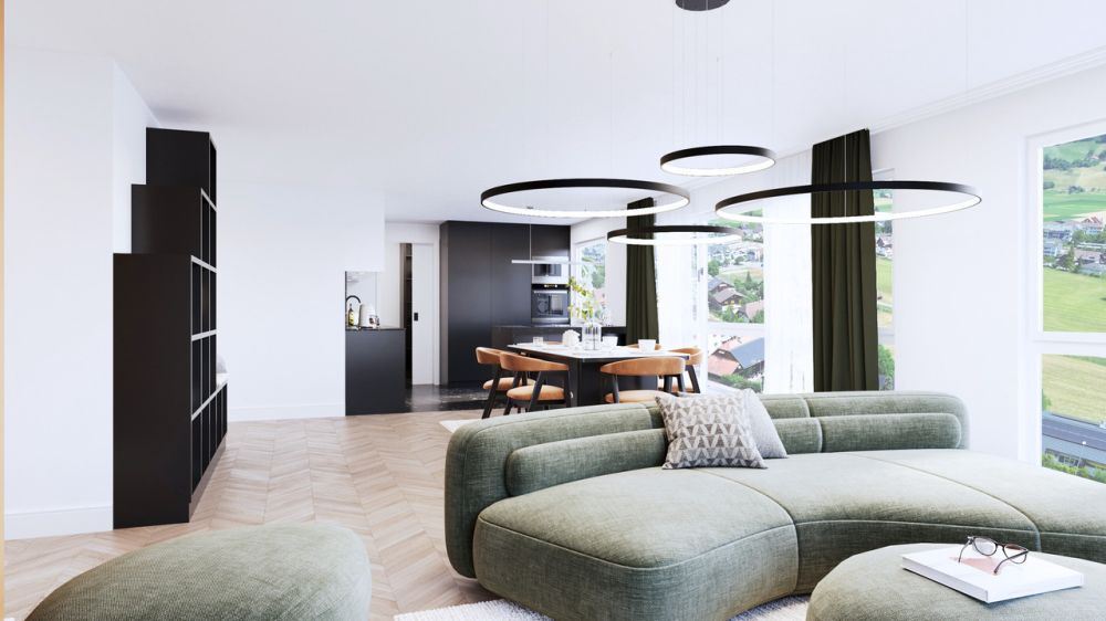5.5- Zimmer Eigentumswohnung mit Terrasse und Loggia -  Bild 4