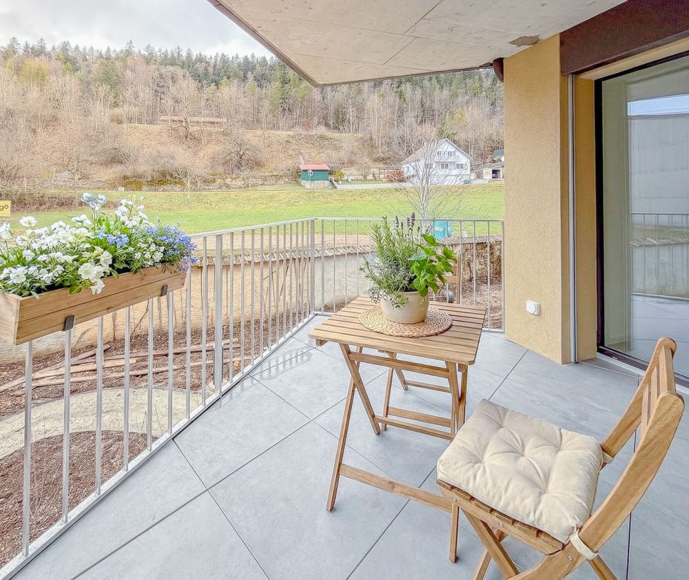 Appt PPE neu von 2,5 Zimmern mit Balkon Campagne Pernod, Los B7 - Balcon de 8.70 m2 (image de synthèse)