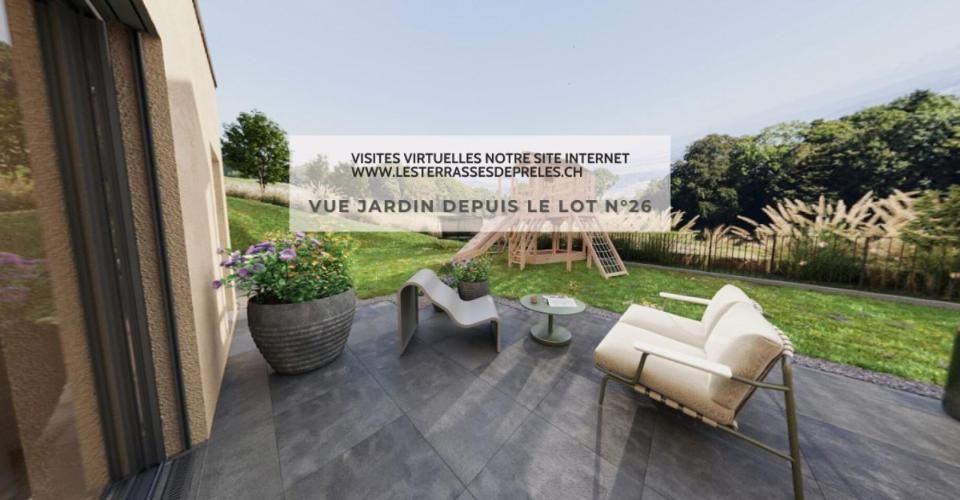 Derniers 4,5 pièces neufs avec terrasse, jardin et vue sur le lac - Appartement 4.5 pièces - image - 1