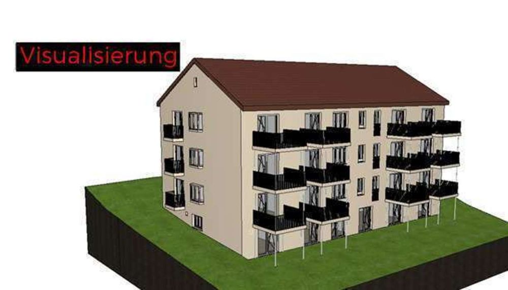 Neue 2 Zi.-Seniorenwohnung in Thun zu verkaufen, Nr.22 im Gartengeschoss - Aussenansicht nach der Sanierung