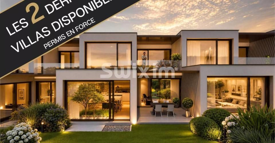Maison contemporaine HPE à Veyrier, B - Maison 5.5 pièces - image - 1