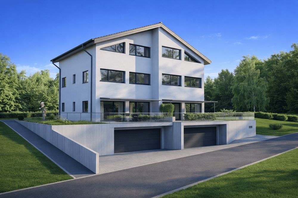 Frais d'achat réduit, plus qu'une villa de libre - Facade avant ehe.png